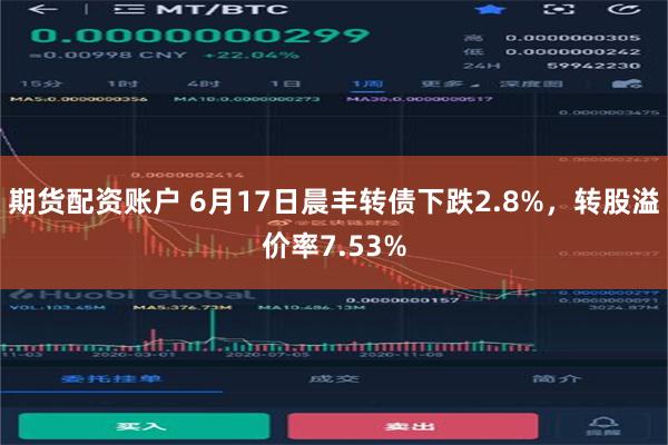   期货配资账户 6月17日晨丰转债下跌2.8%，转股溢价率7.53%