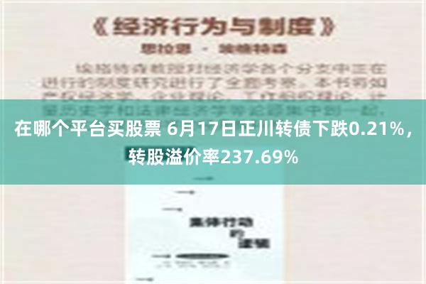 在哪个平台买股票 6月17日正川转债下跌0.21%，转股溢价率237.69%