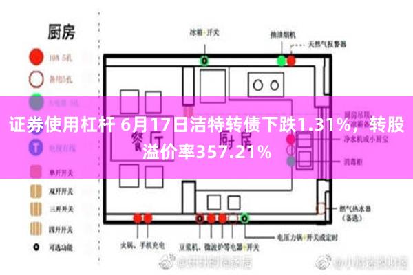   证券使用杠杆 6月17日洁特转债下跌1.31%，转股溢价率357.21%