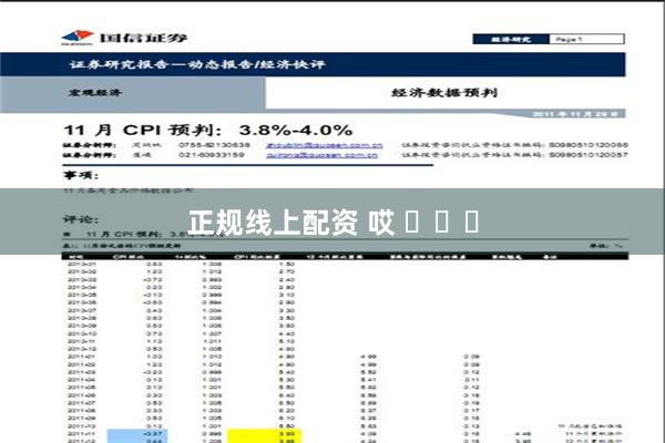   正规线上配资 哎 ​​​