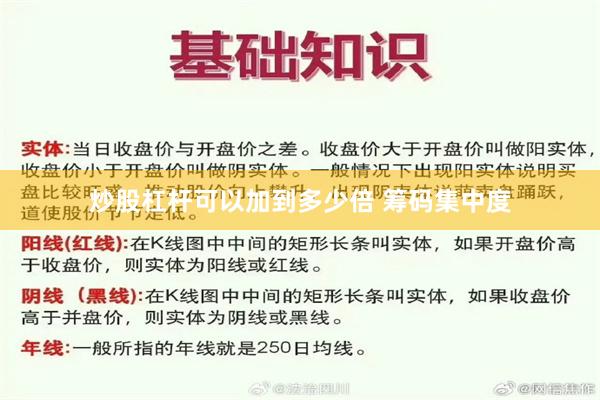 炒股杠杆可以加到多少倍 筹码集中度